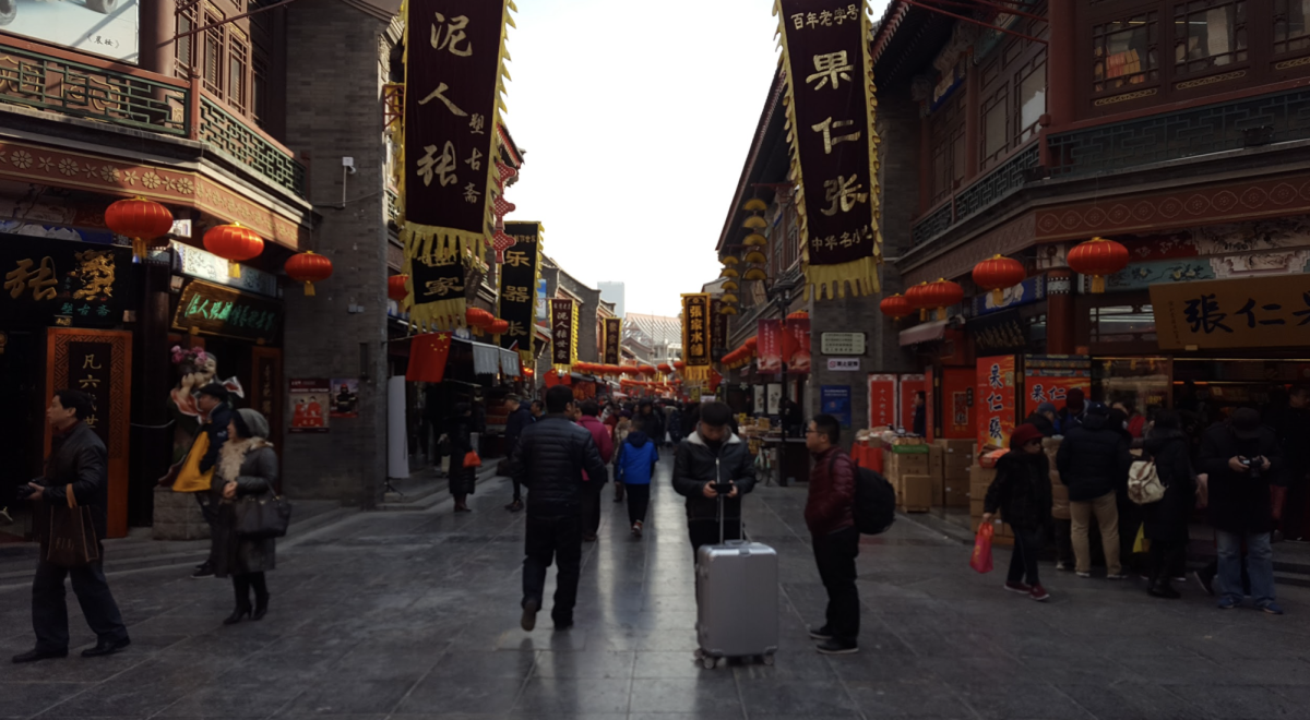 Decorated with Lunar New Year signs and traditional red paper signs and banners, Chinatown is decked out to celebrate the arrival of spring.